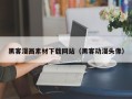 诸暨黑客漫画素材下载网站（黑客动漫头像）